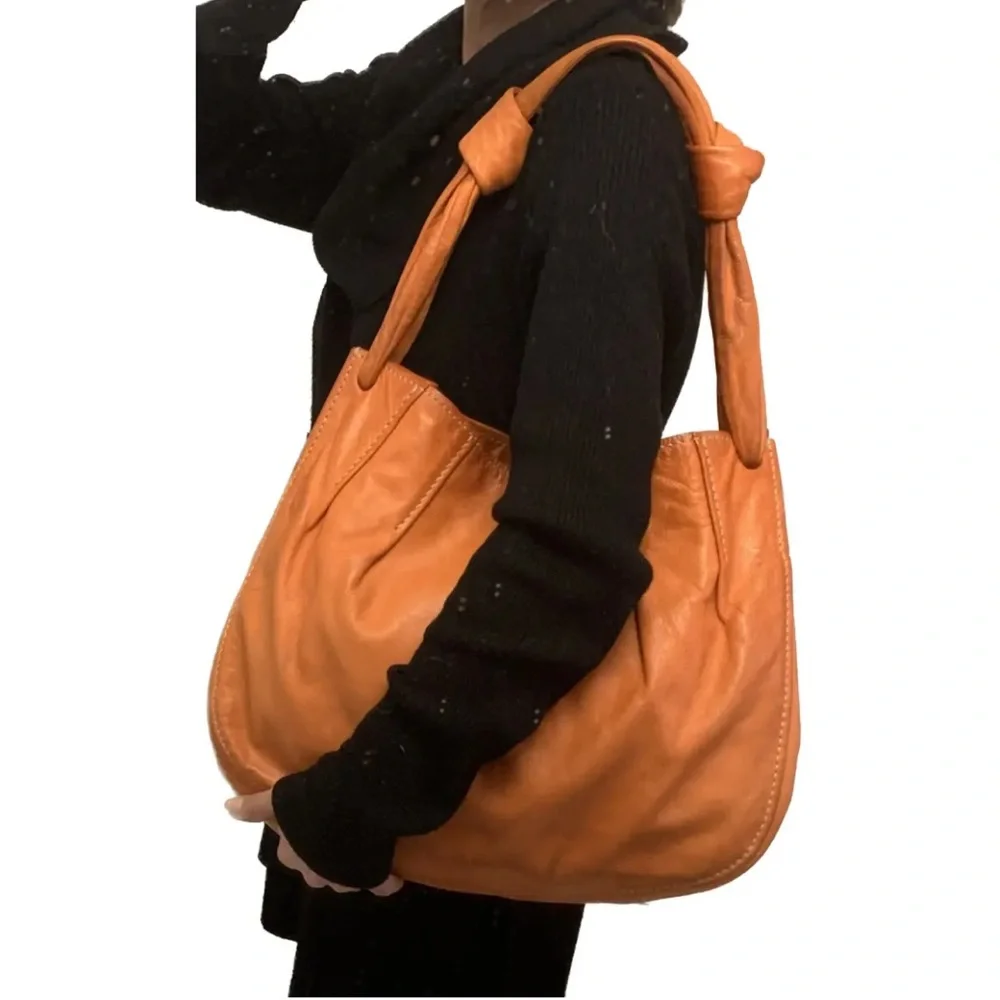 Miu Miu Soft Leather Orange Bag